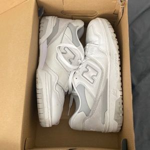 White Grey New Balance 550